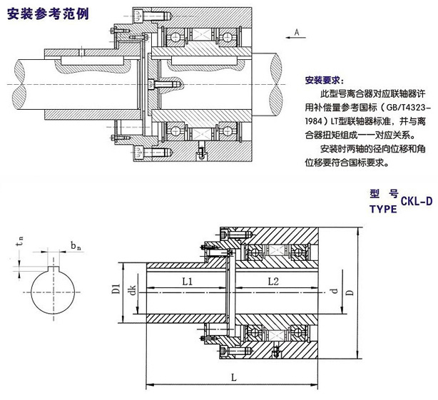 CKL-D滚柱单向午夜福利国产视频结构图