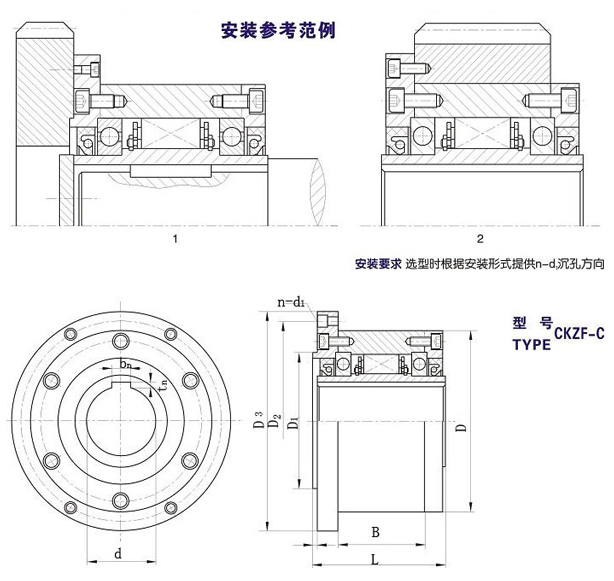 CKZF-C楔块式超越午夜福利国产视频型号