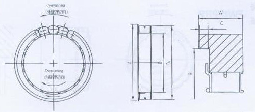 FWD CRB滚柱单向午夜福利国产视频结构图
